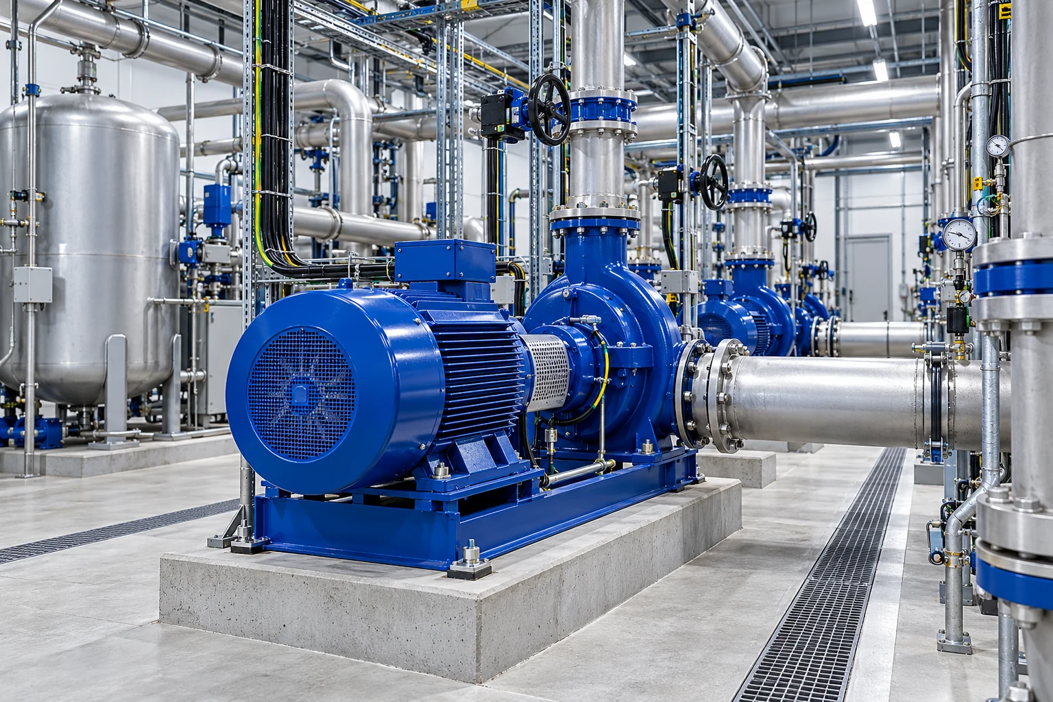 Industrial water pump system