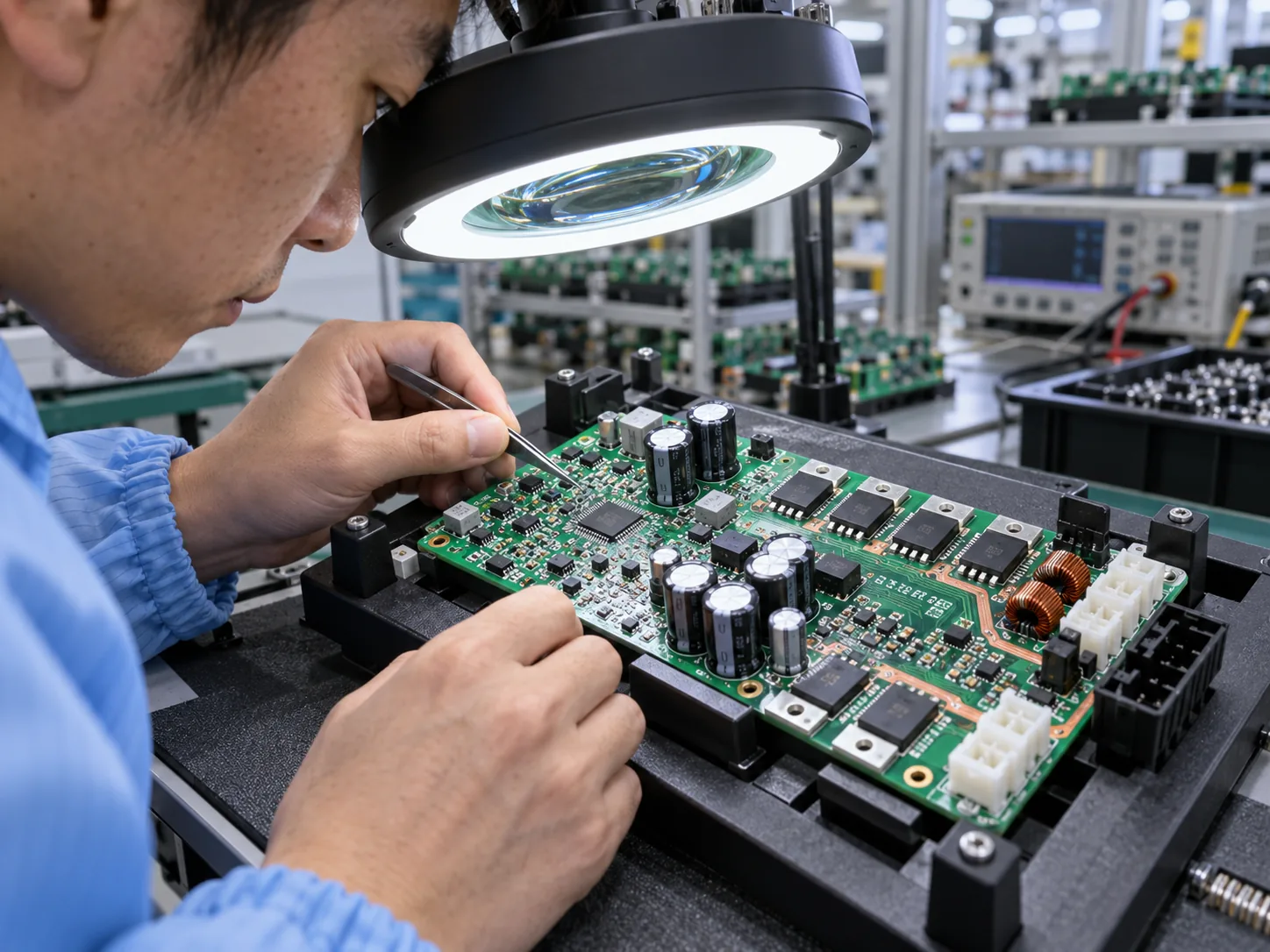 Electronic component production reference